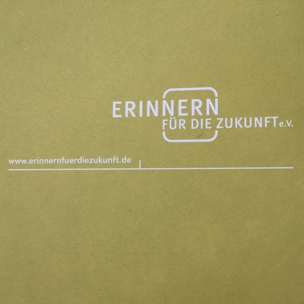 Das Logo von "Erinnern für die Zukunft e.V."   